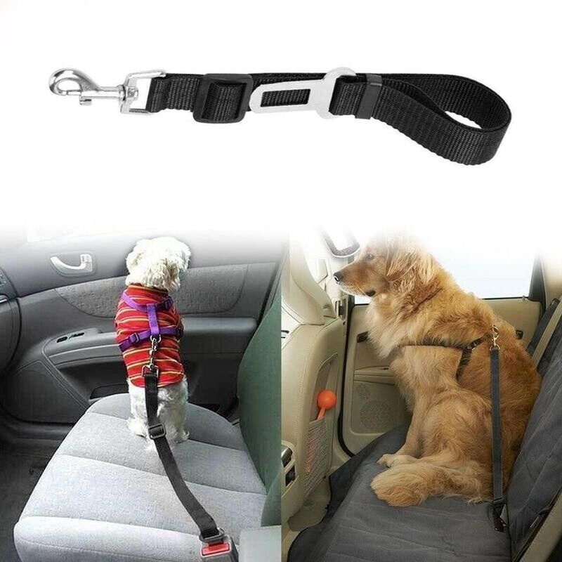 Adjustable Pet Car Seatbelt Safety Harness - 2 Pack