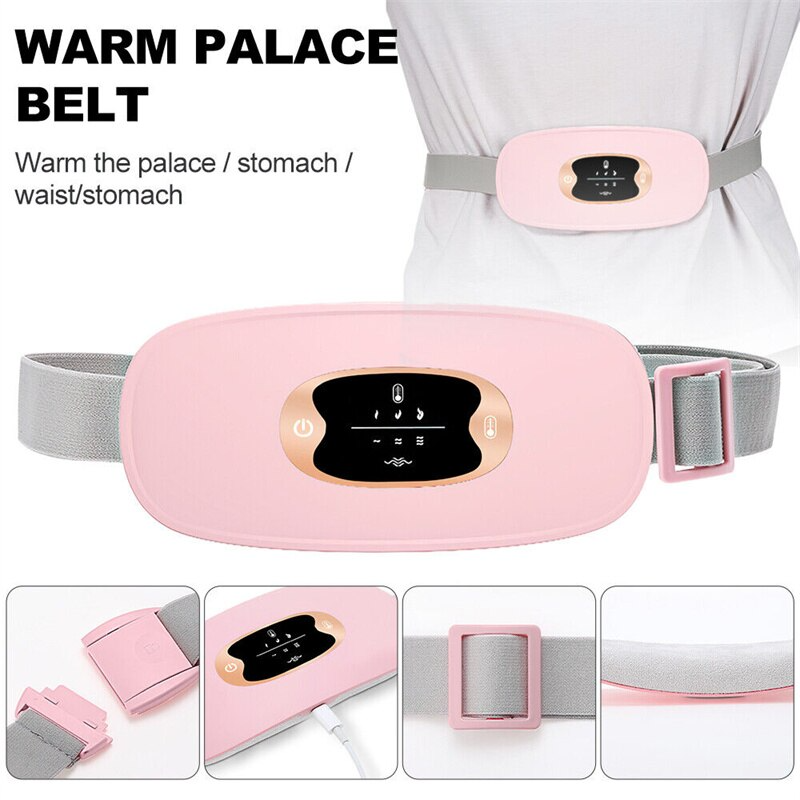 USB Heating Pad Belt for Menstrual Pain Relief & Cramps
