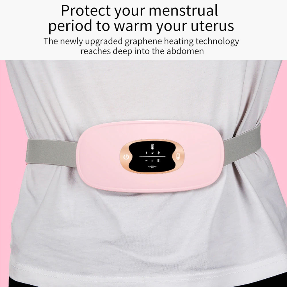 USB Heating Pad Belt for Menstrual Pain Relief & Cramps