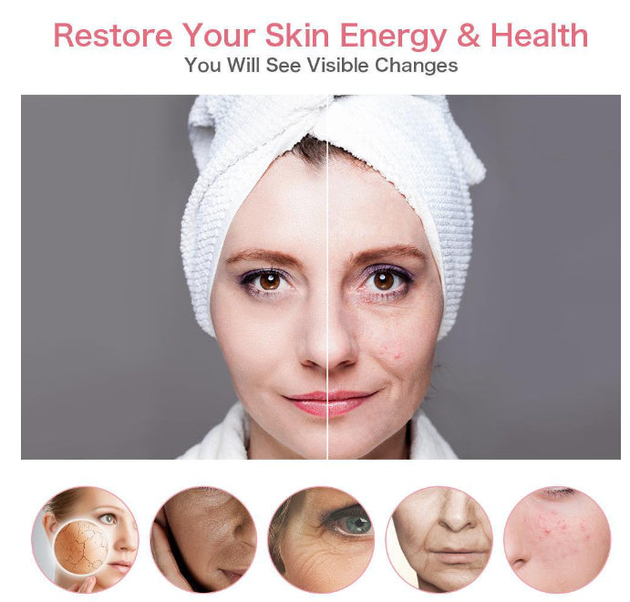 Dispositivo de Belleza Facial con Microcorriente EMS - Rejuvenecimiento Profesional