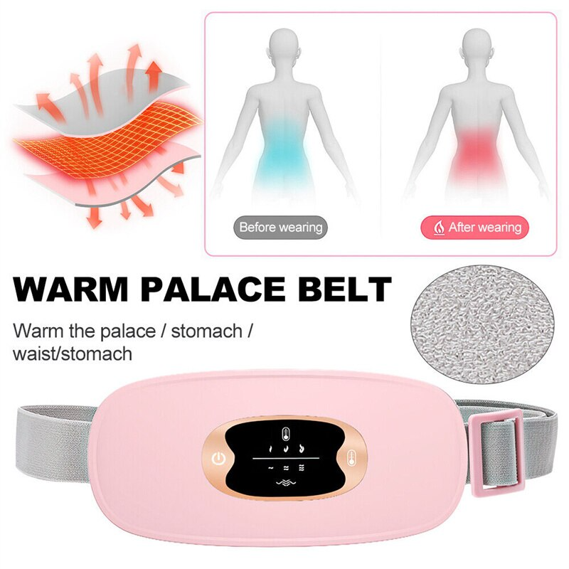 USB Heating Pad Belt for Menstrual Pain Relief & Cramps