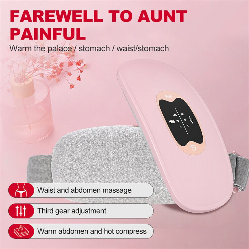 USB Heating Pad Belt for Menstrual Pain Relief & Cramps