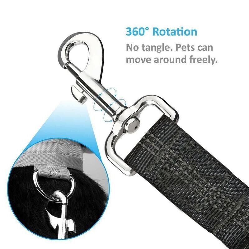 Adjustable Pet Car Seatbelt Safety Harness - 2 Pack