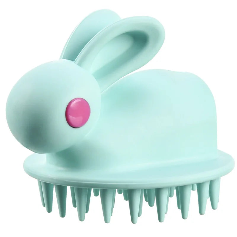 Shampoo Brush Children's Shower Brush Hair Comb Silicone Scalp Massager For Adults And Children Hair Care Shower Time