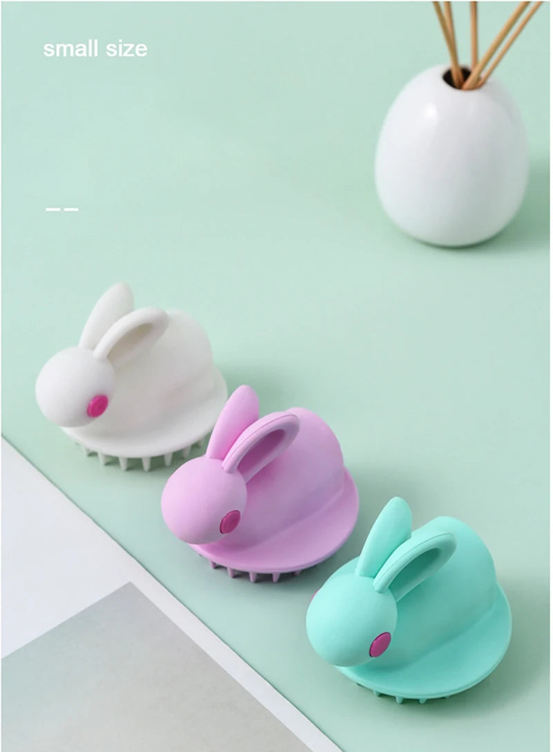 Shampoo Brush Children's Shower Brush Hair Comb Silicone Scalp Massager For Adults And Children Hair Care Shower Time