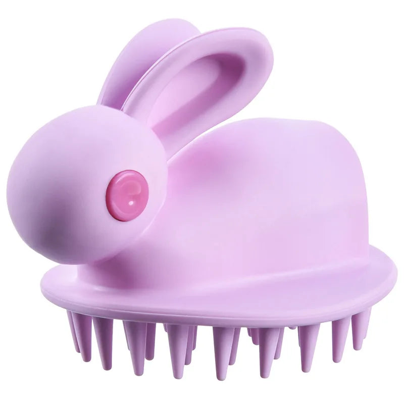 Shampoo Brush Children's Shower Brush Hair Comb Silicone Scalp Massager For Adults And Children Hair Care Shower Time