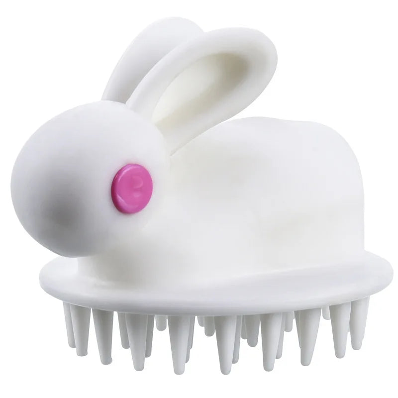 Shampoo Brush Children's Shower Brush Hair Comb Silicone Scalp Massager For Adults And Children Hair Care Shower Time
