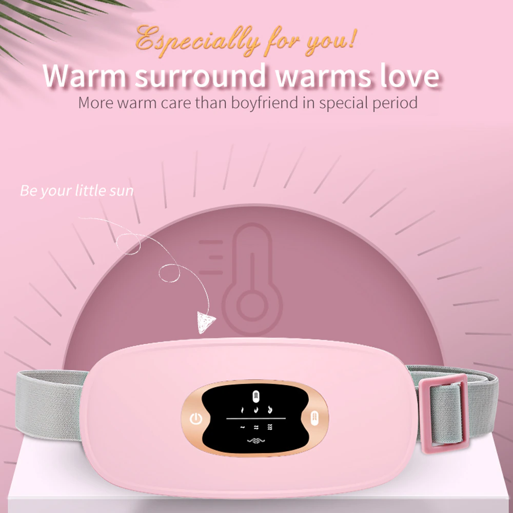 USB Heating Pad Belt for Menstrual Pain Relief & Cramps