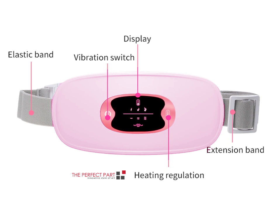 USB Heating Pad Belt for Menstrual Pain Relief & Cramps